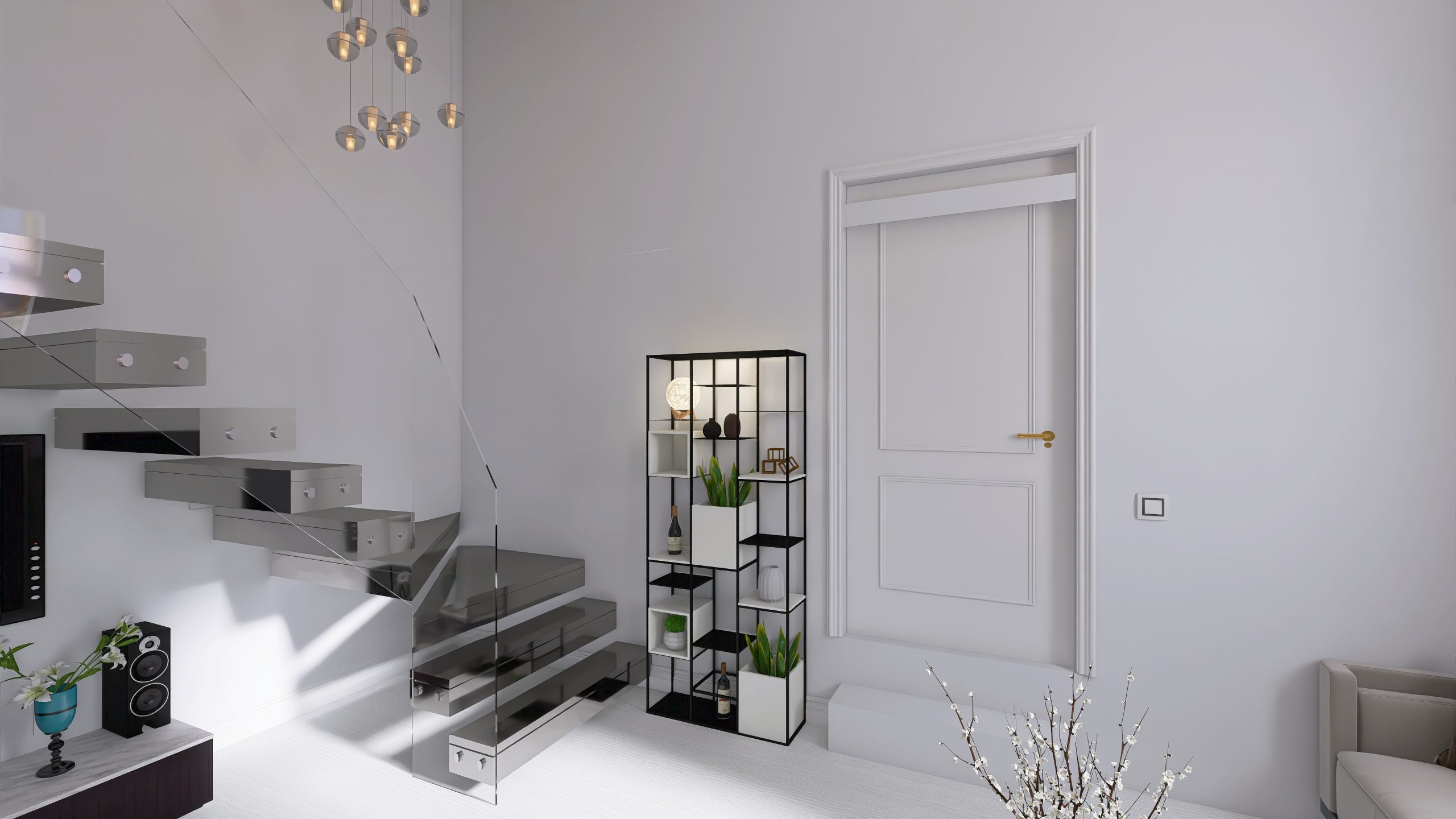 Simulación 3D 13 Copy of Proyecto Calle Tribulete (Para modificar)_Salón y Cocina-134