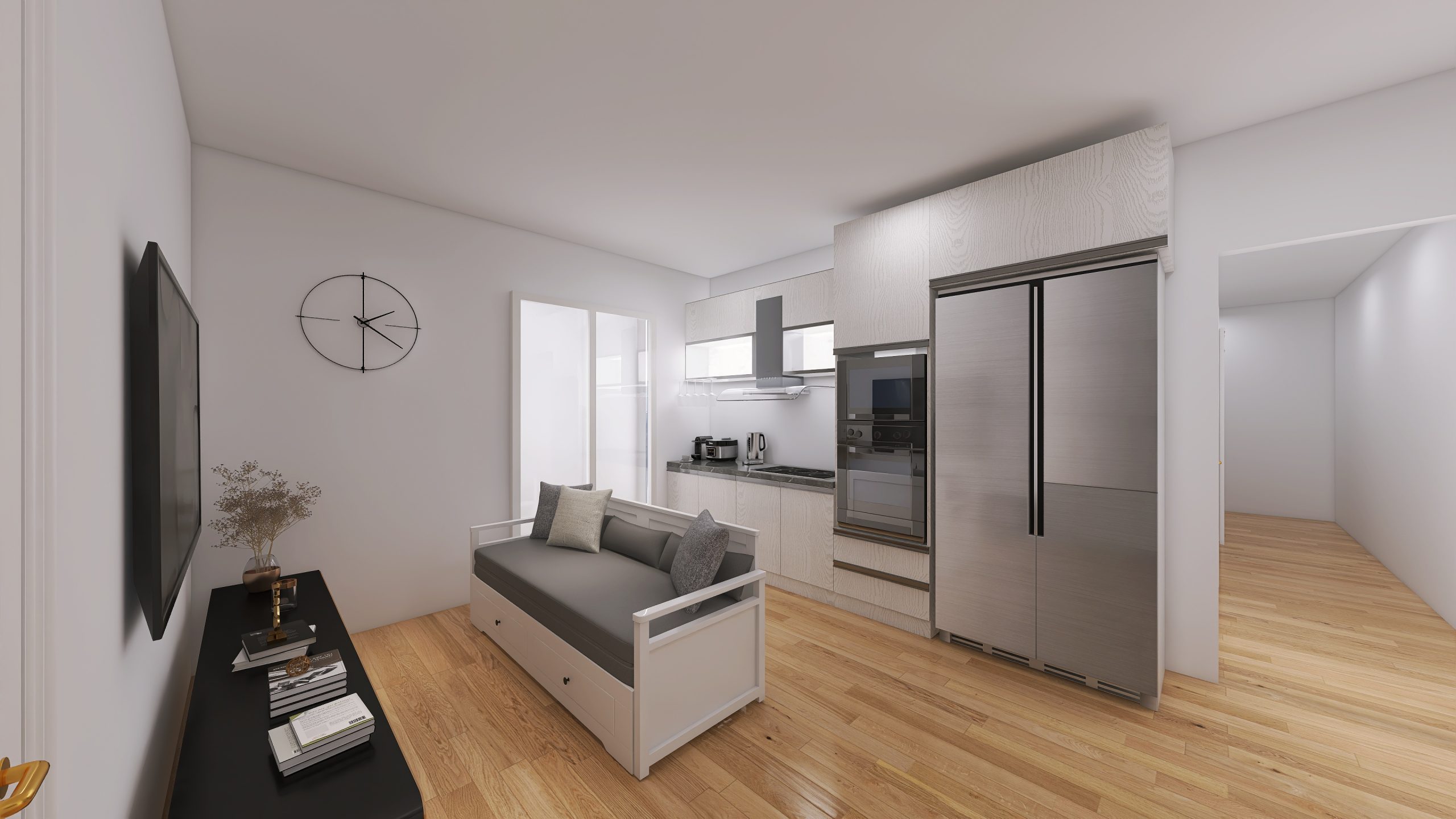 Simulación 3D 10 Plano Reformado Reina Victoria_Living and Dining Room-17